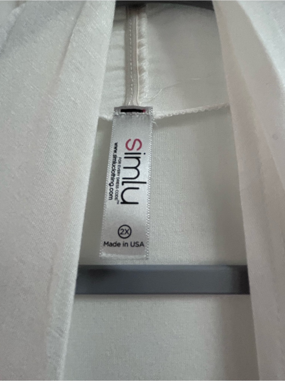 Lightweight Draped Open Cardigan - White - Picture 3 of 3